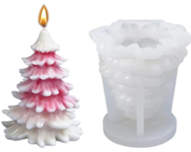 3d Chirstmas Tree Candle