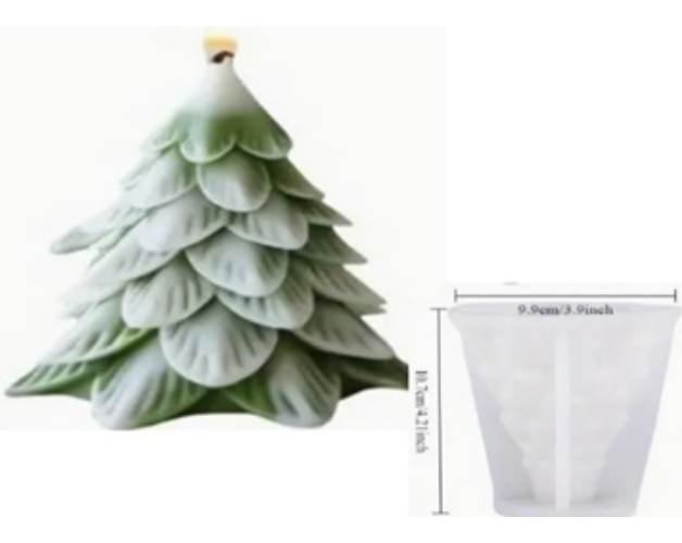 LEAF CHRISTMAS TREE MOULD 2