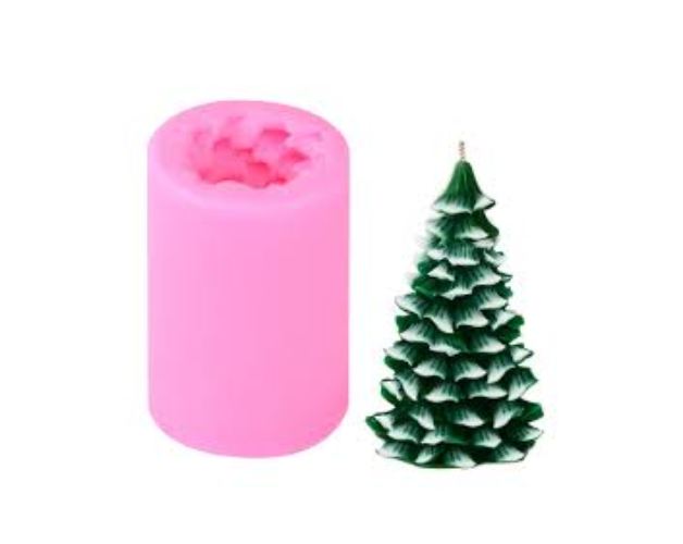 3 D Christmas Tree Candle