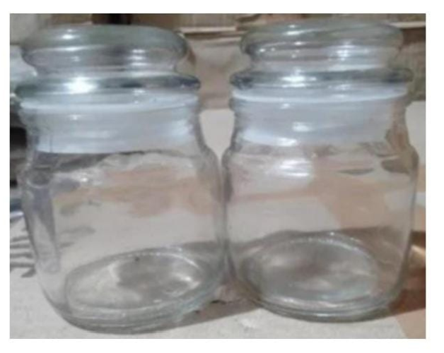 Glass jar with lead 50 ml