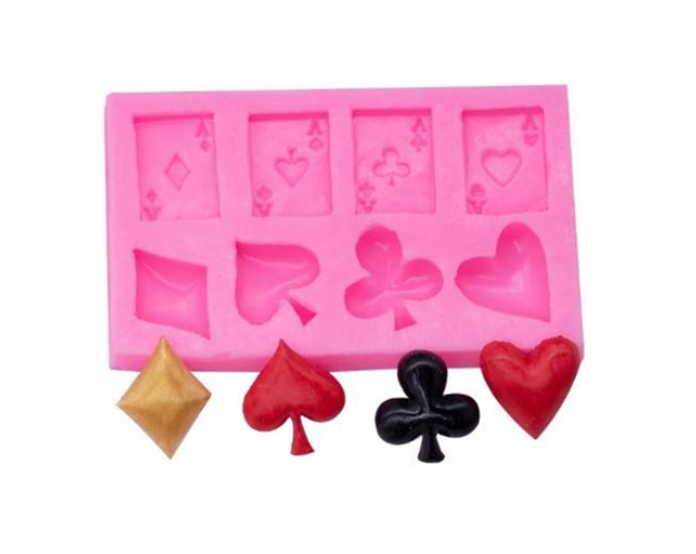 Silicone Poker Mould