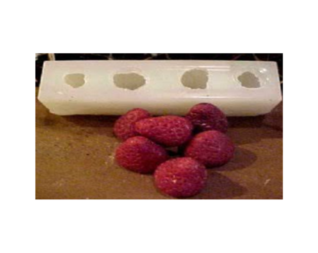 STRAWBERRY 4 CAVITY MOULD